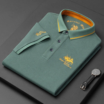 Men's Polo Shirt Modern Style Blend Fabric