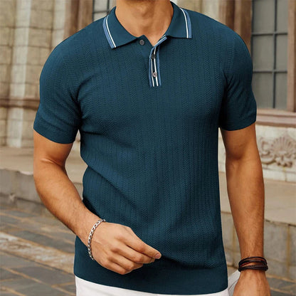 Men's Polo Shirt Slim Fit Ice Silk
