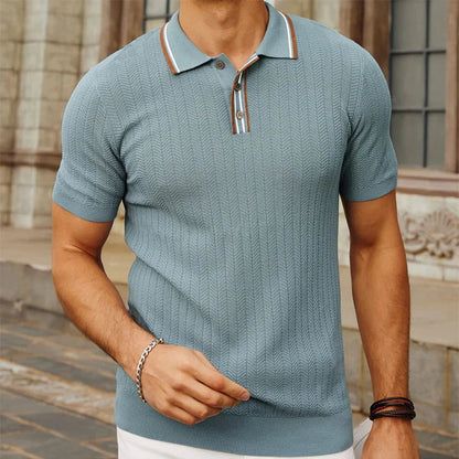 Men's Polo Shirt Slim Fit Ice Silk