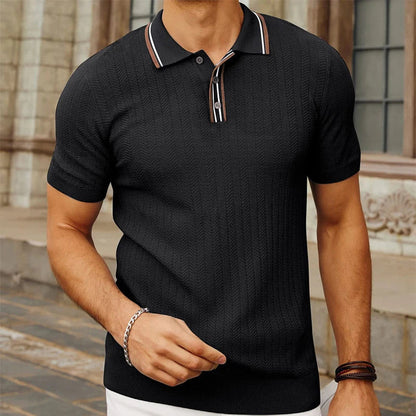 Men's Polo Shirt Slim Fit Ice Silk