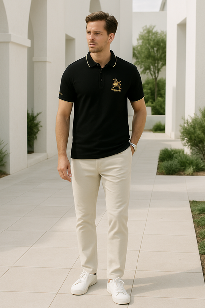Men's Polo Stylish Embroidered Cotton