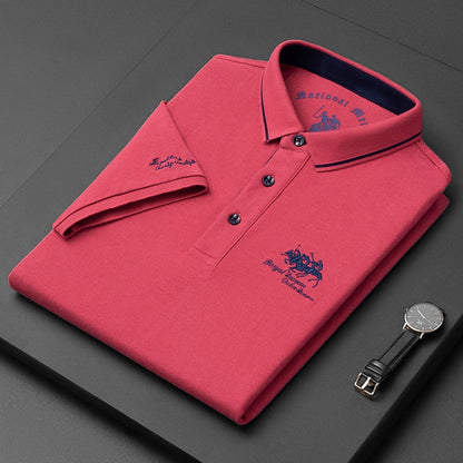 Men's Polo Stylish Embroidered Cotton