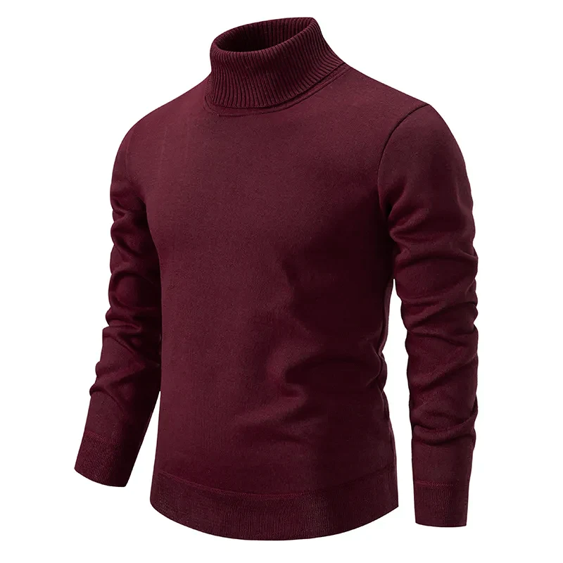 Men's Polo Sweater Comfortable Fit for Autumn and Winter