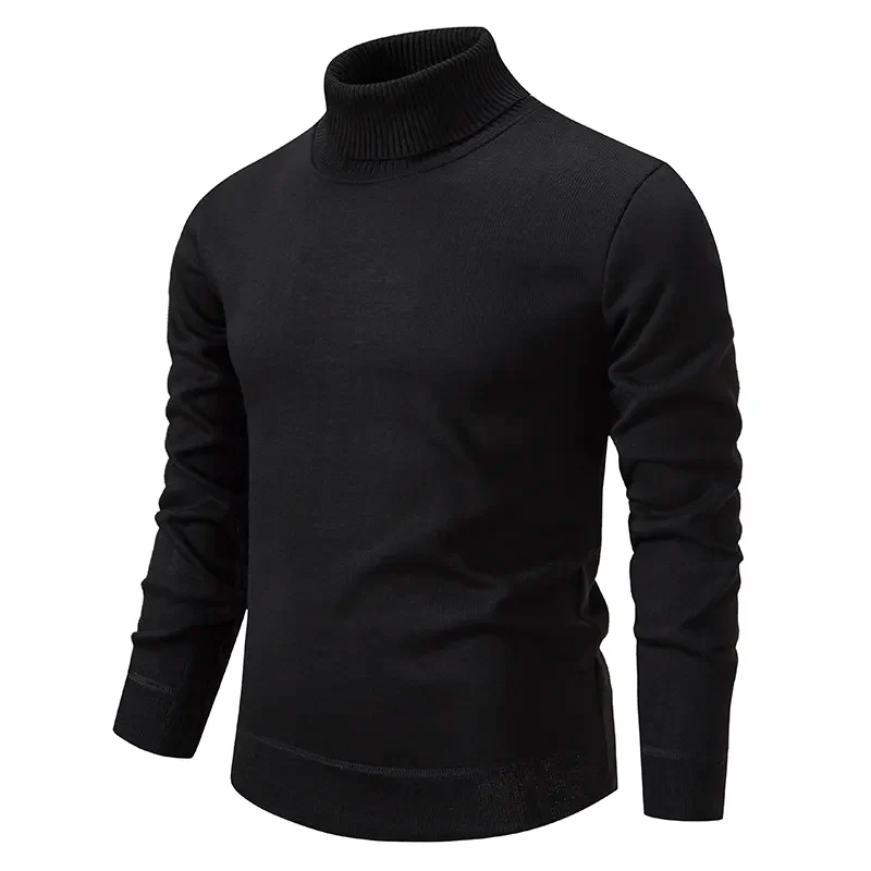 Men's Polo Sweater Comfortable Fit for Autumn and Winter