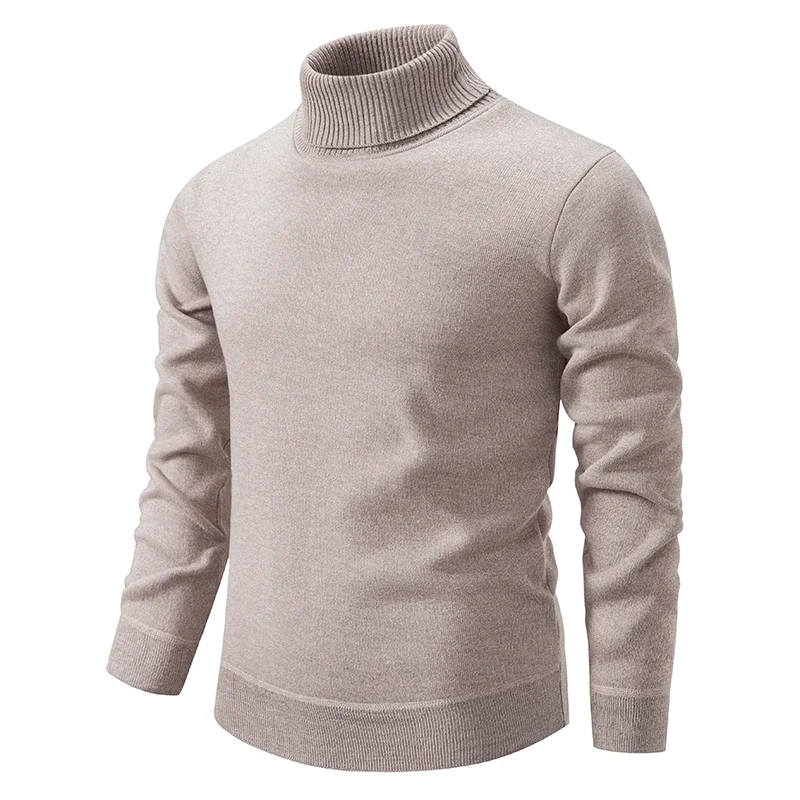 Men's Polo Sweater Comfortable Fit for Autumn and Winter