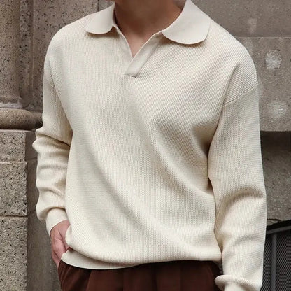Men's Polo V-neck Casual Style for Various Occasions