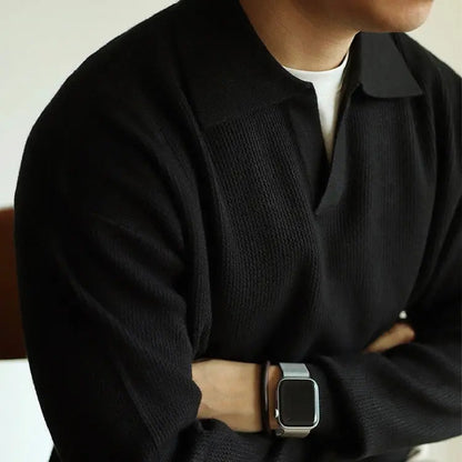 Men's Polo V-neck Casual Style for Various Occasions