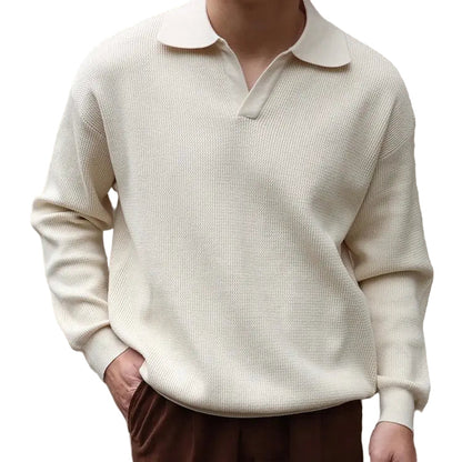 Men's Polo V-neck Casual Style for Various Occasions