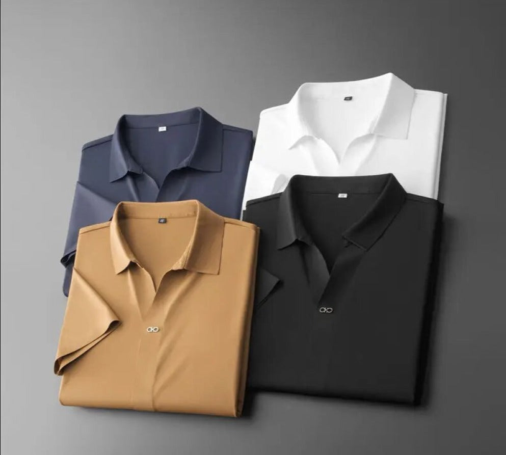 Men's Polo and Pants Set Luxury Comfort