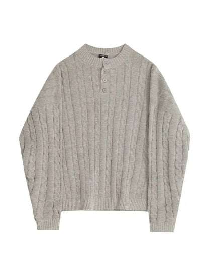 Men's Pullover Henley Stylish for Everyday and Formal Use