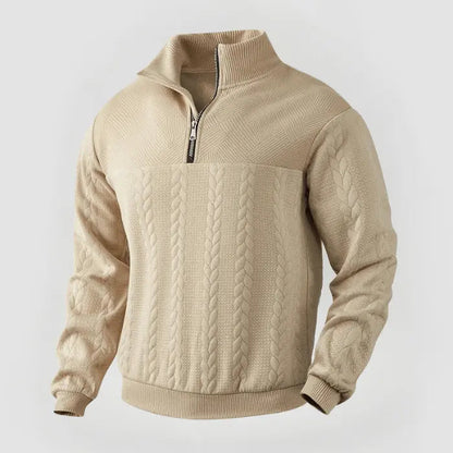 Men's Quarter Zip Sweater Classic