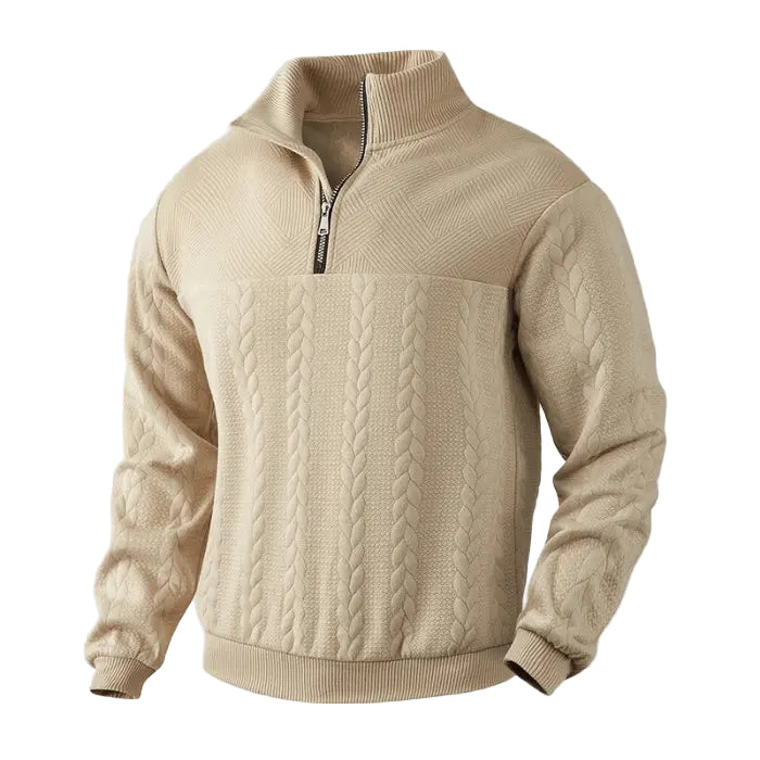 Men's Quarter Zip Sweater Classic