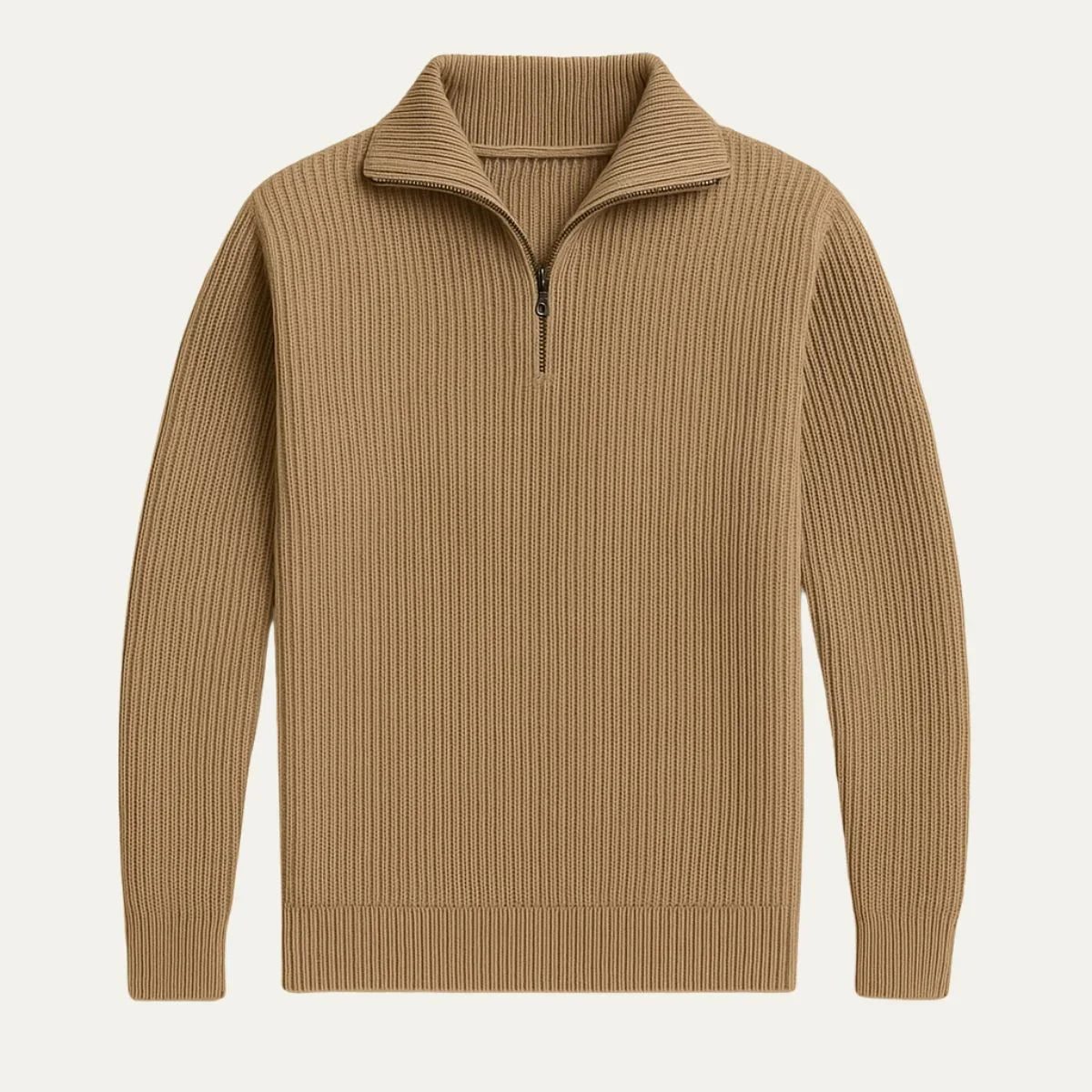 Men's Quarter-zip Sweater Stylish