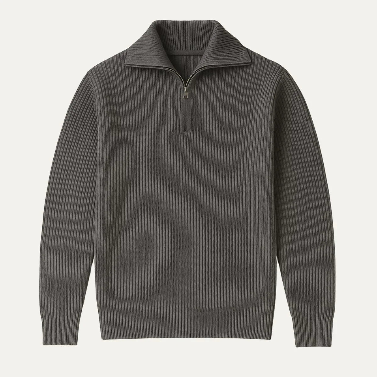 Men's Quarter-zip Sweater Stylish