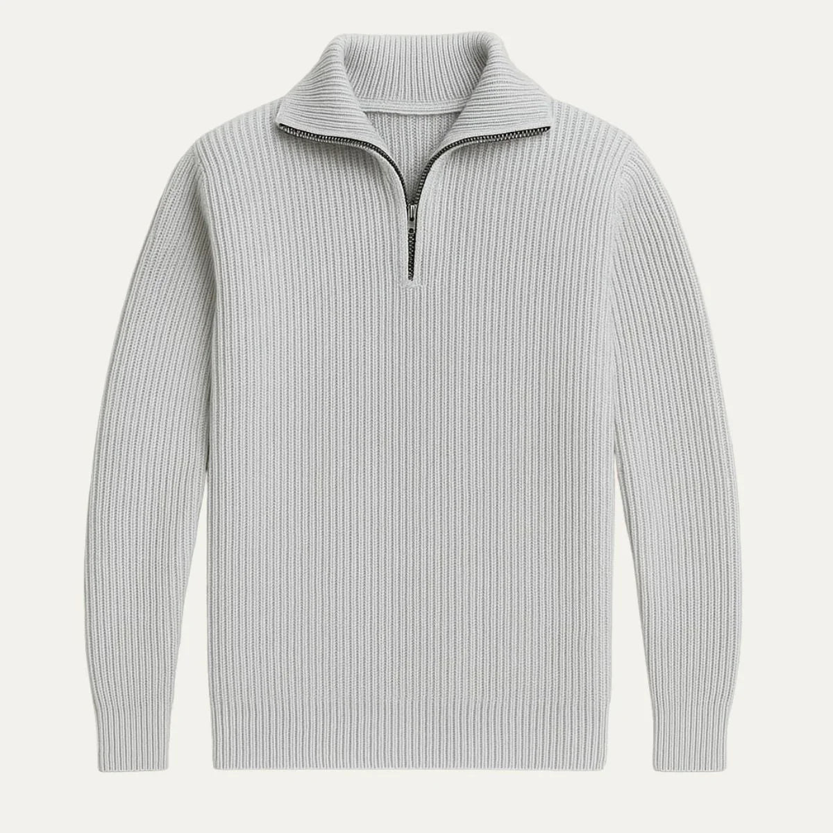 Men's Quarter-zip Sweater Stylish