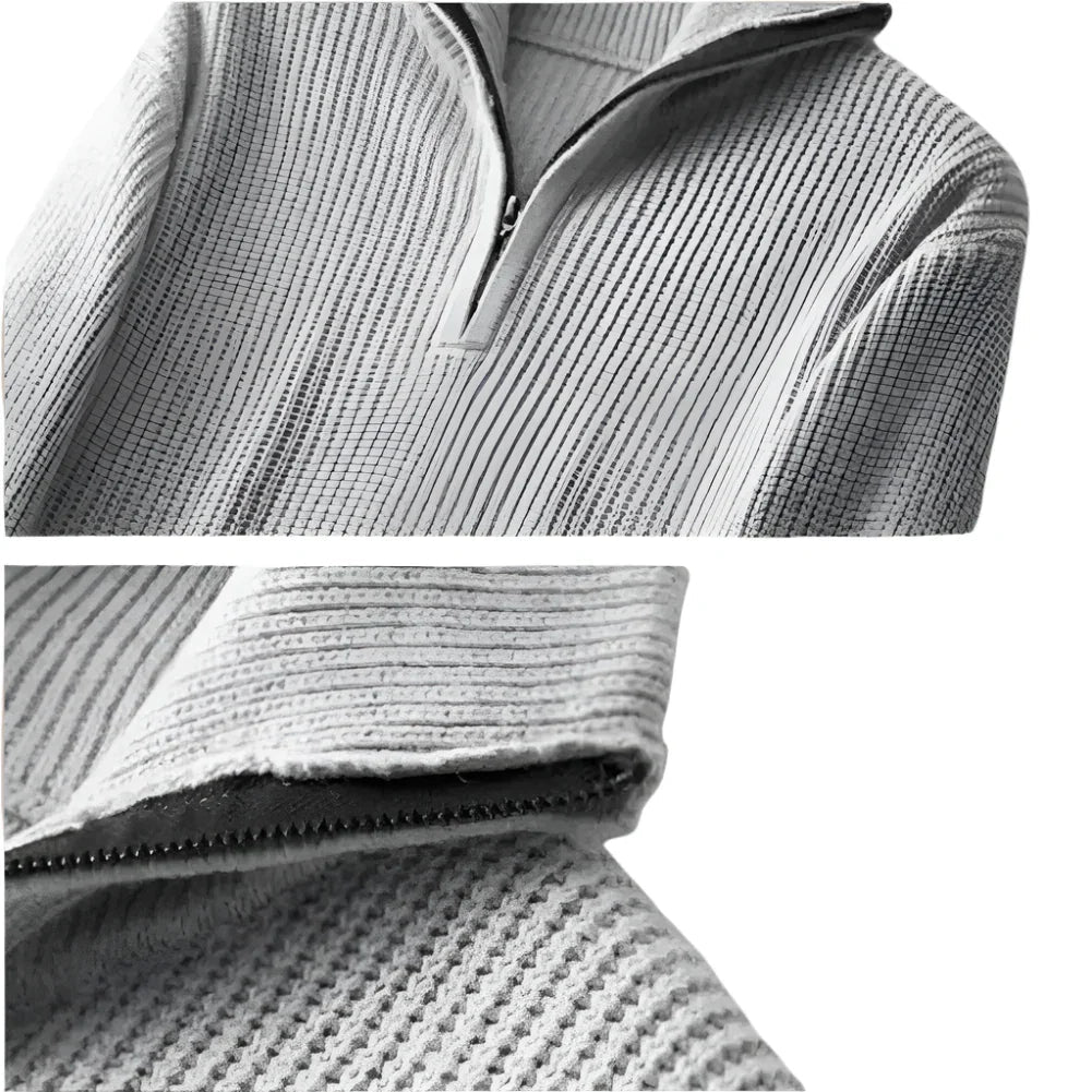 Men's Quarter-zip Sweater Stylish