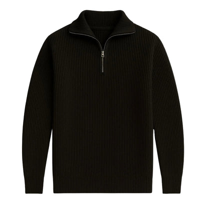 Men's Quarter-zip Sweater Stylish