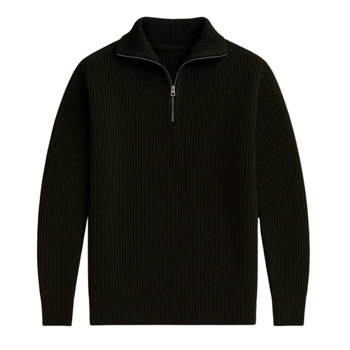 Men's Quarter-zip Sweater Stylish