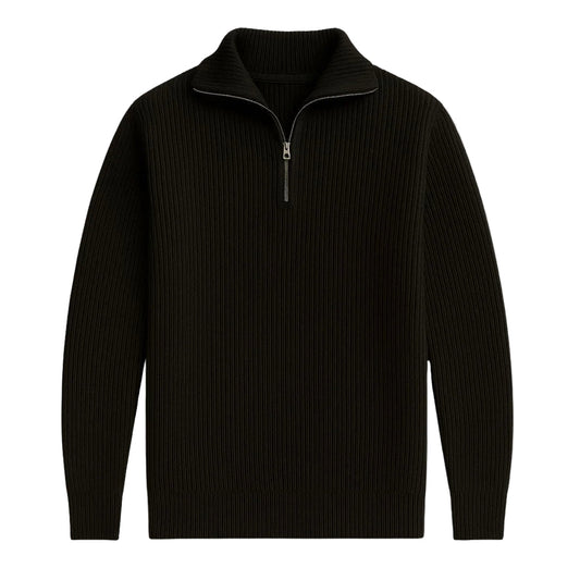 Men's Quarter-zip Sweater Stylish