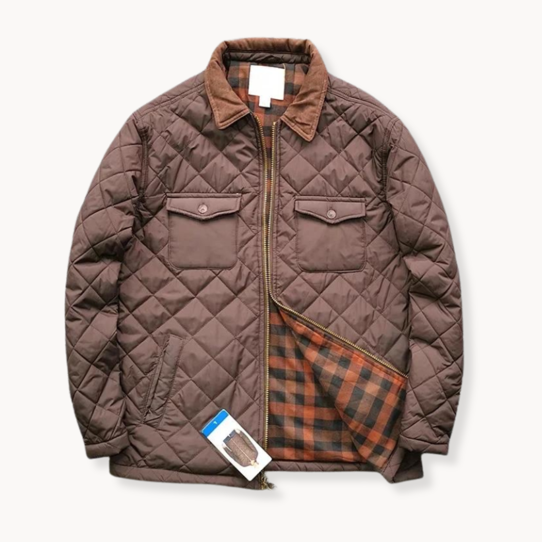 Men's Quilted Jacket Lightweight Modern