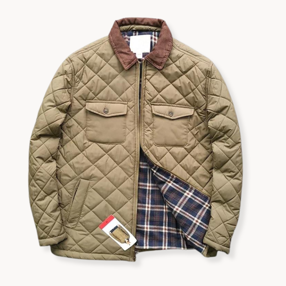 Men's Quilted Jacket Lightweight Modern