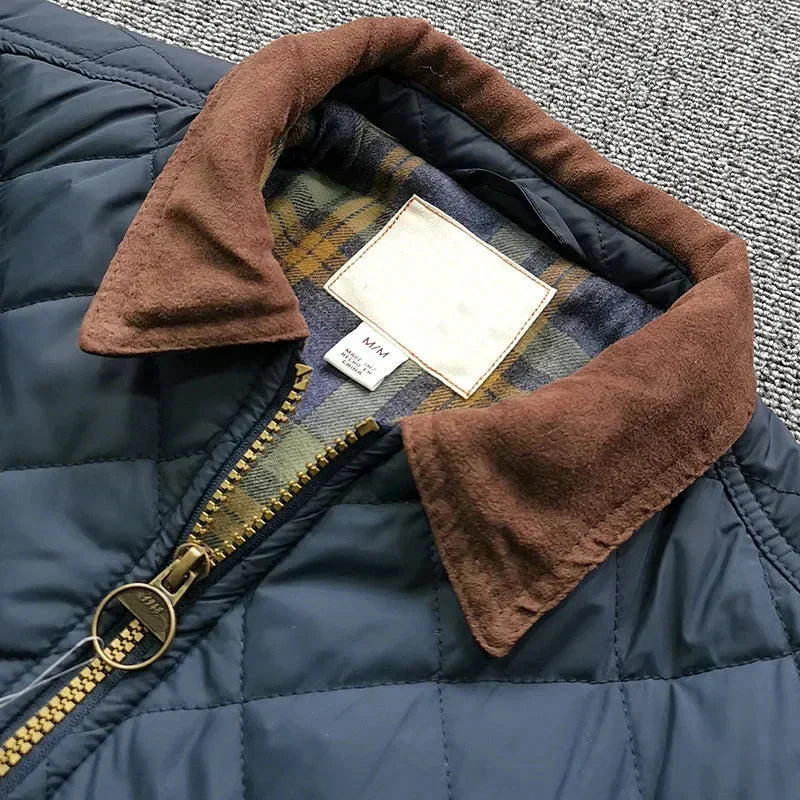 Men's Quilted Jacket Lightweight Modern