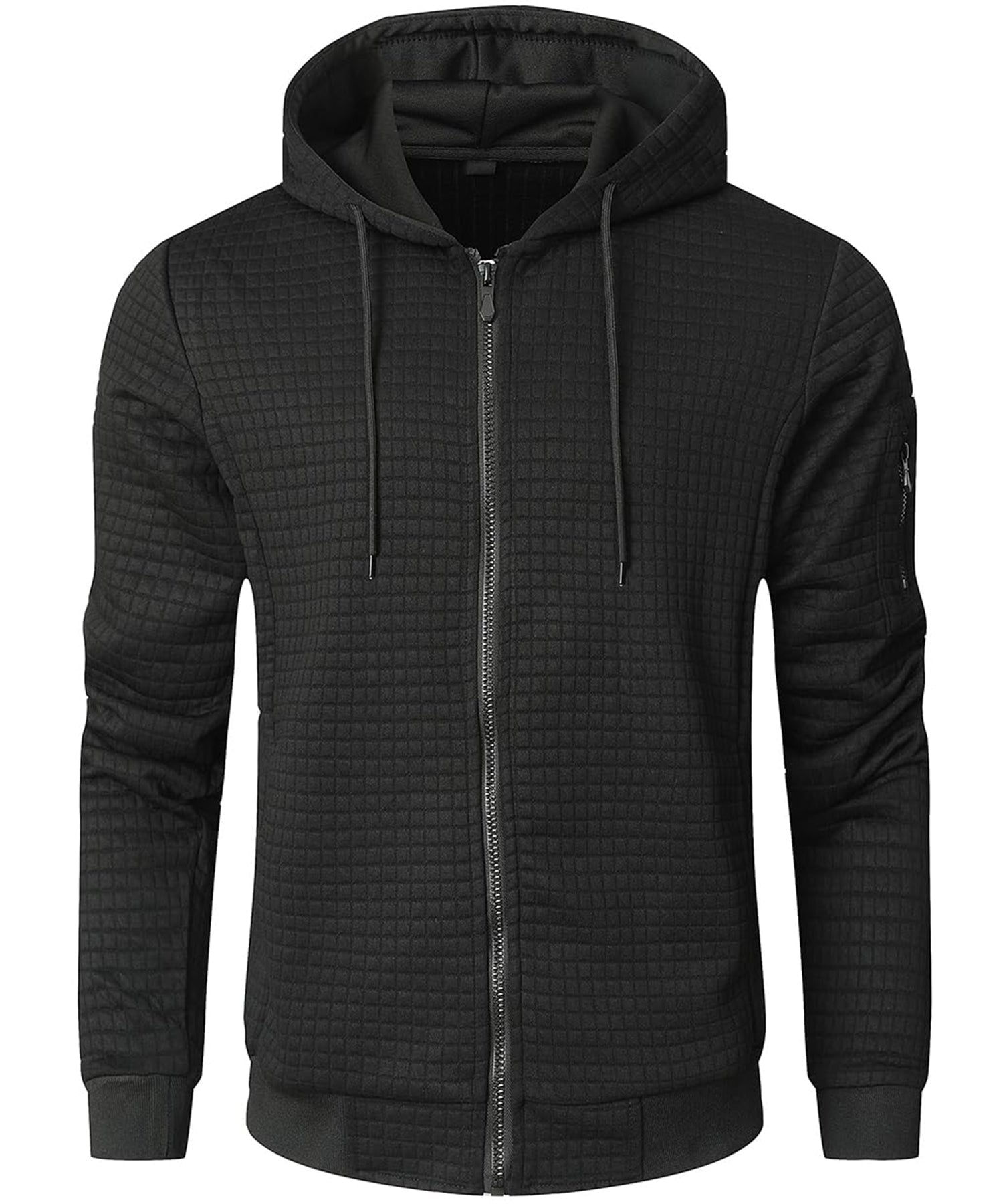 Men's Quilted Winter Jacket Insulated With Hood