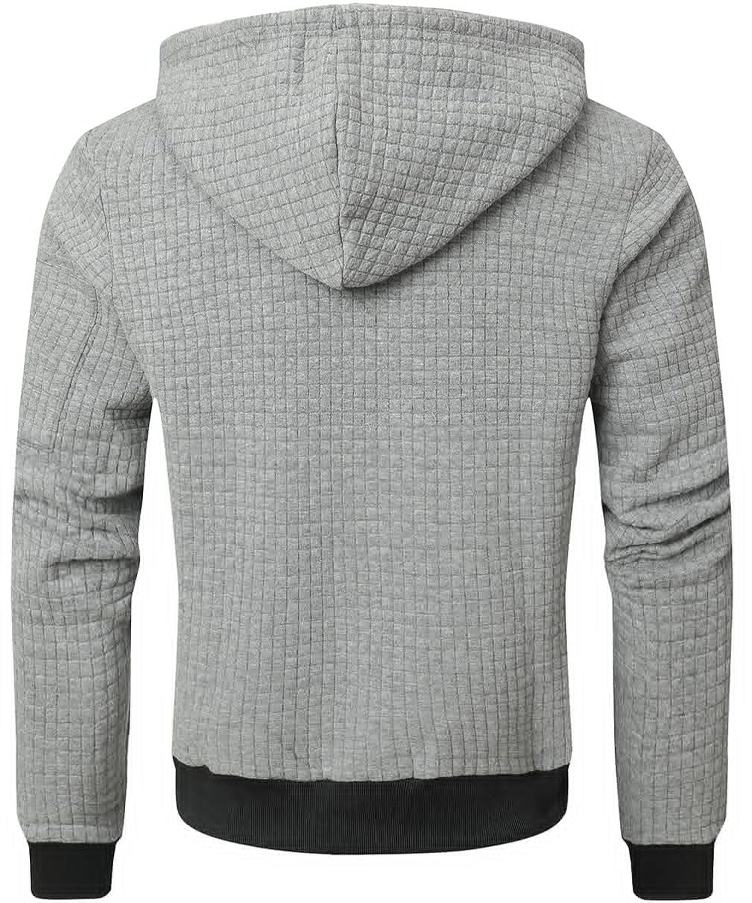 Men's Quilted Winter Jacket Insulated With Hood