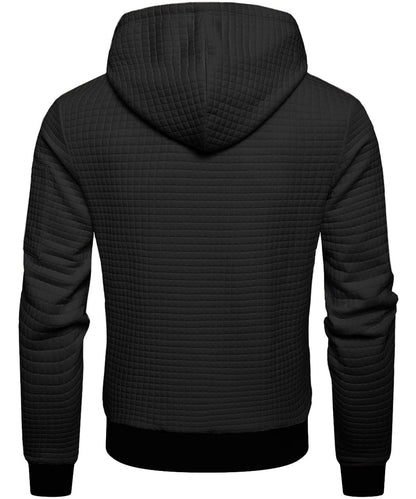 Men's Quilted Winter Jacket Insulated With Hood