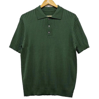 Men's Retro Striped Polo Shirt