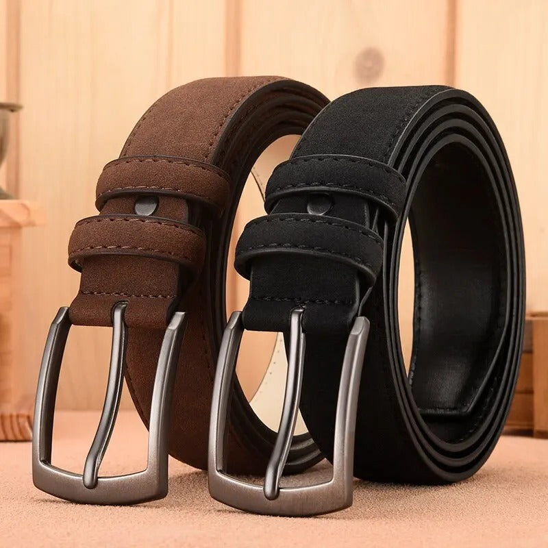 Men's Retro Suede Style Belt