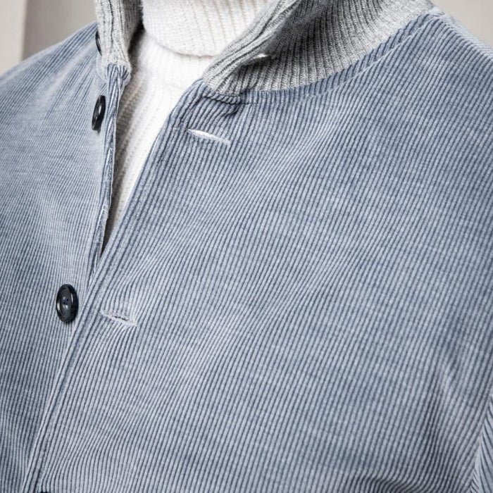 Men's Rib Velvet Jacket Modern Casual