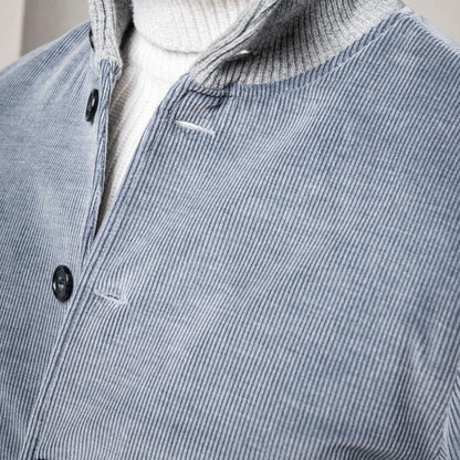 Men's Rib Velvet Jacket Modern Casual