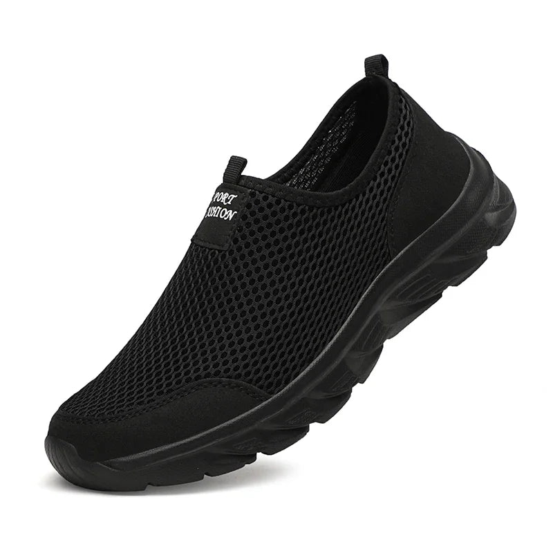 Men's Running Shoes Slip-On Breathable Mesh EVA Sole