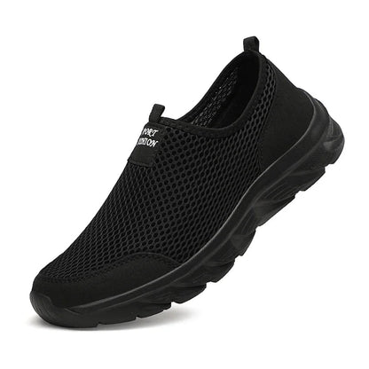 Men's Running Shoes Slip-On Breathable Mesh EVA Sole