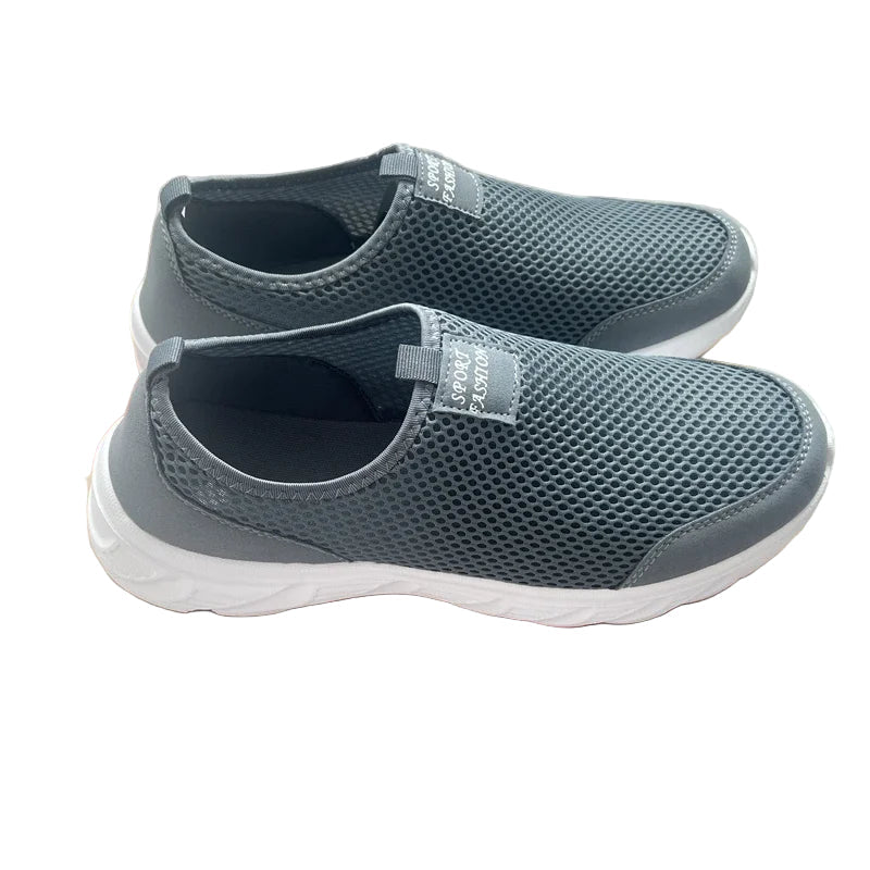 Men's Running Shoes Slip-On Breathable Mesh EVA Sole