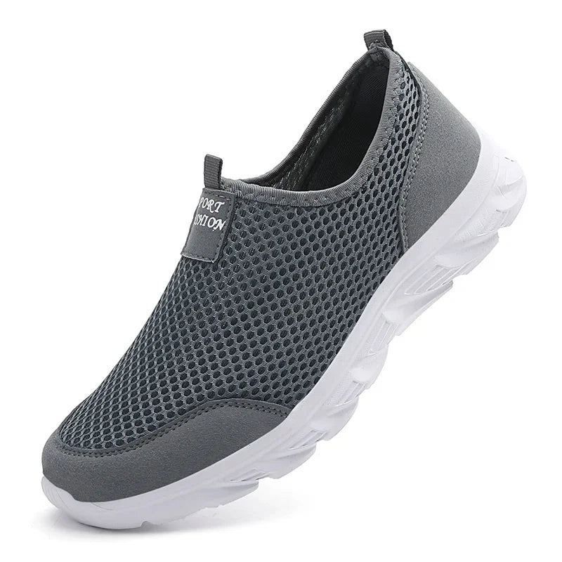 Men's Running Shoes Slip-On Breathable Mesh EVA Sole