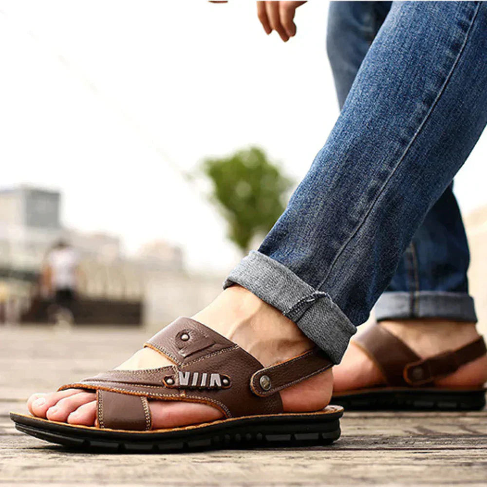 Men's Sandals Ergonomic Breathable Synthetic Material