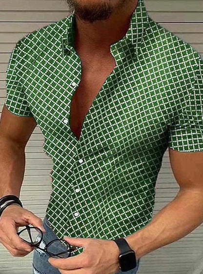 Men's Shirt Comfortable Cotton With Zipper for Casual and Semi-Formal Occasions