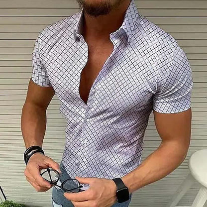 Men's Shirt Comfortable Cotton With Zipper for Casual and Semi-Formal Occasions