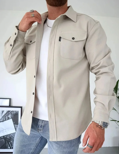 Men's Shirt Stylish Cotton for Autumn Casual Comfortable Fit