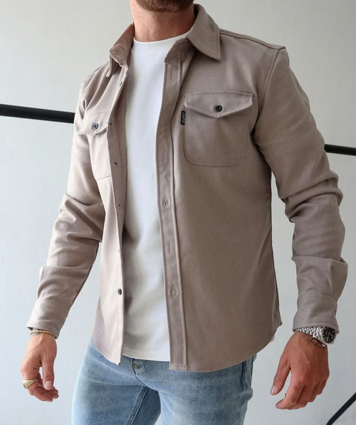 Men's Shirt Stylish Cotton for Autumn Casual Comfortable Fit