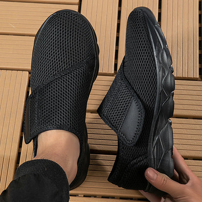 Men's Shoes Casual Breathable Textile Wide Fit
