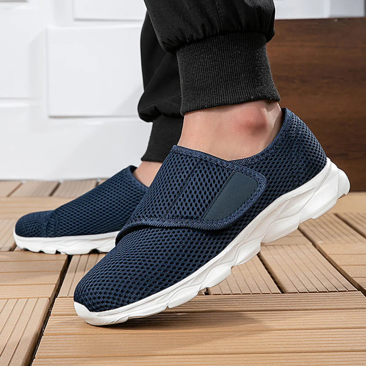 Men's Shoes Casual Breathable Textile Wide Fit