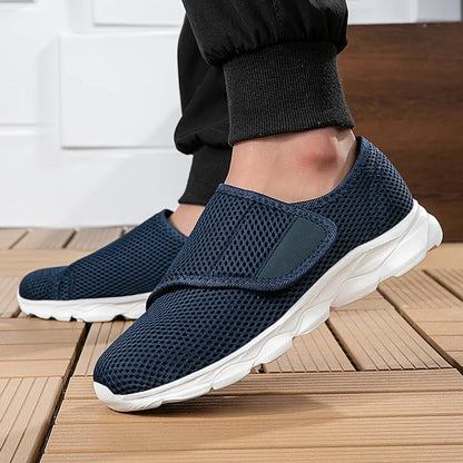 Men's Shoes Casual Breathable Textile Wide Fit