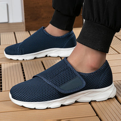 Men's Shoes Casual Breathable Textile Wide Fit