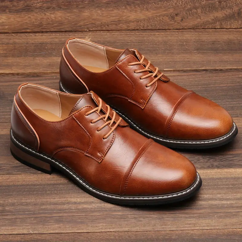 Men's Shoes Derby Vintage Style