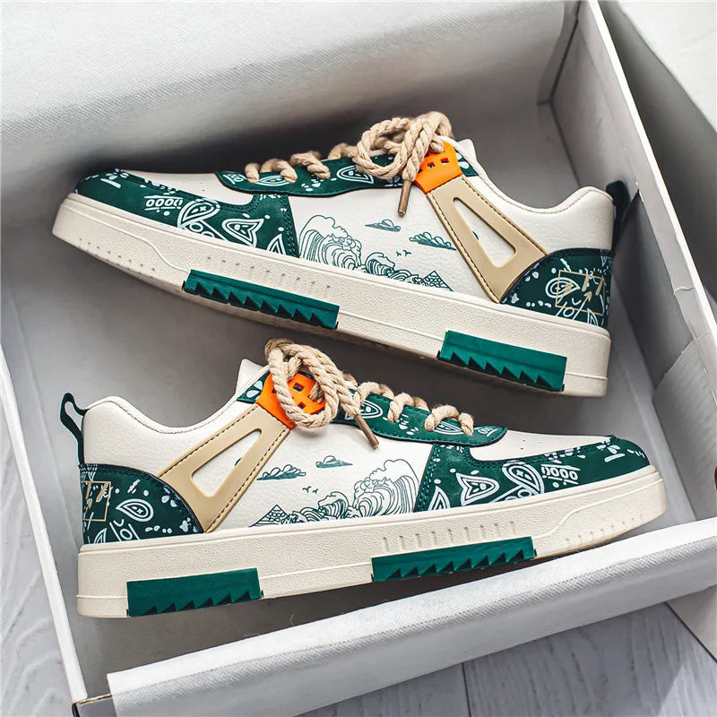 Men's Shoes Elegant Style Breathable Synthetic Material