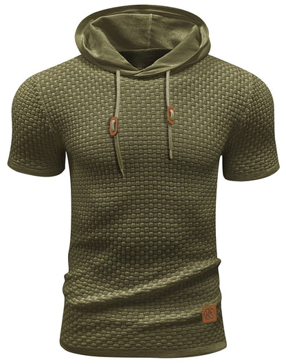 Men's Short Sleeve Hoodie Modern Lightweight