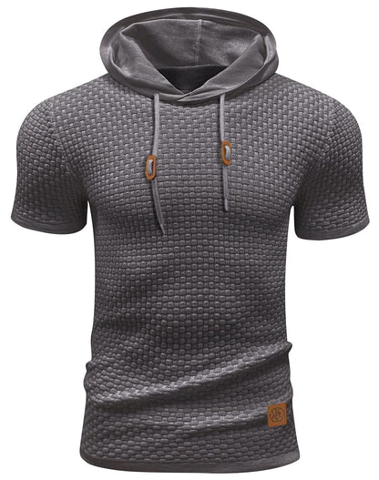 Men's Short Sleeve Hoodie Modern Lightweight